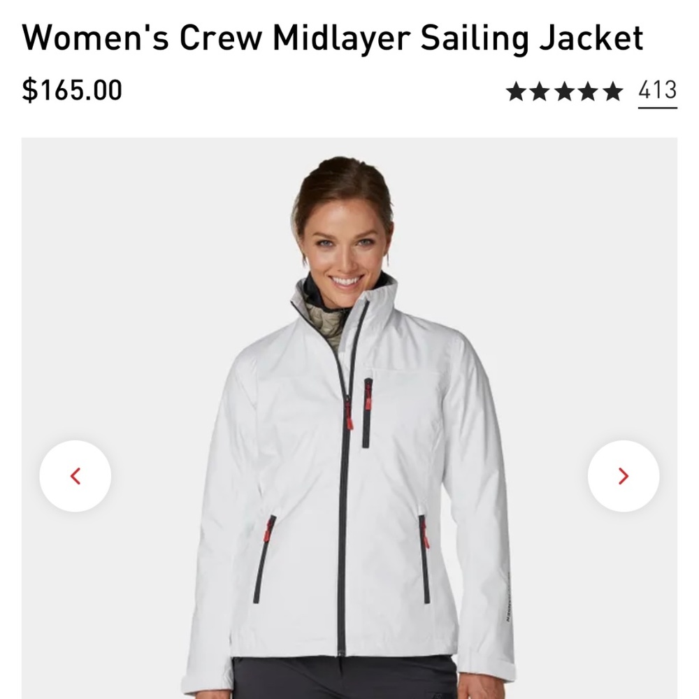 NEW Helly Hansen Women’s Midlayer Sailing Jacket